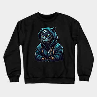 Cyberpunk Panther Crewneck Sweatshirt